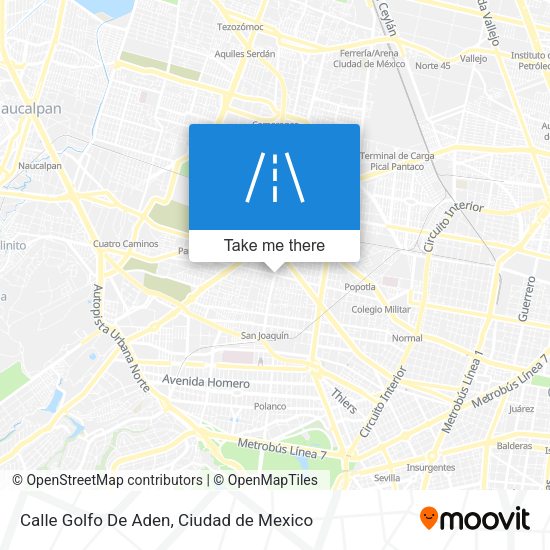 Calle Golfo De Aden map
