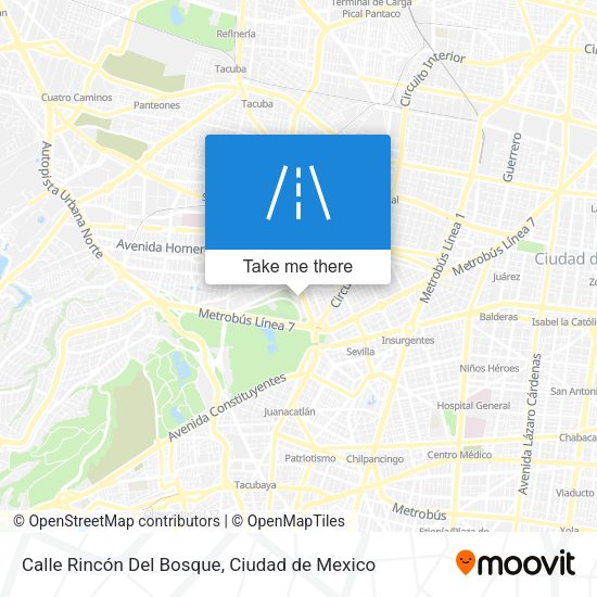Calle Rincón Del Bosque map