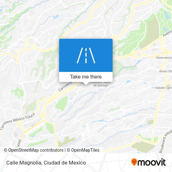 Mapa de Calle Magnolia