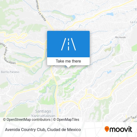 Mapa de Avenida Country Club
