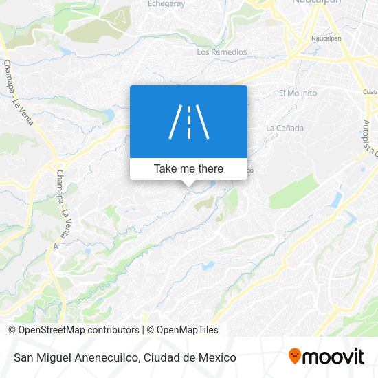 San Miguel Anenecuilco map
