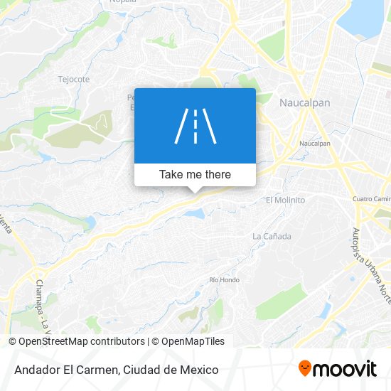Andador El Carmen map