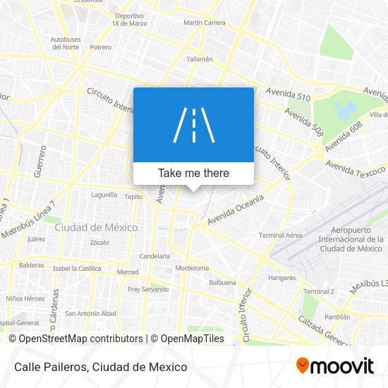 Mapa de Calle Paileros
