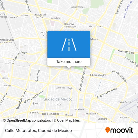 Mapa de Calle Metatiotos