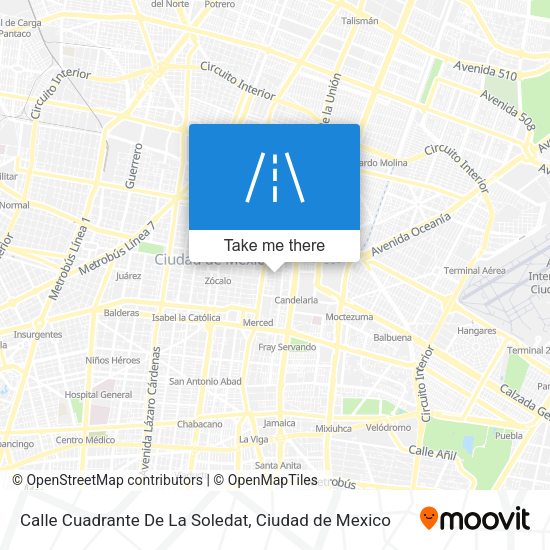 Calle Cuadrante De La Soledat map