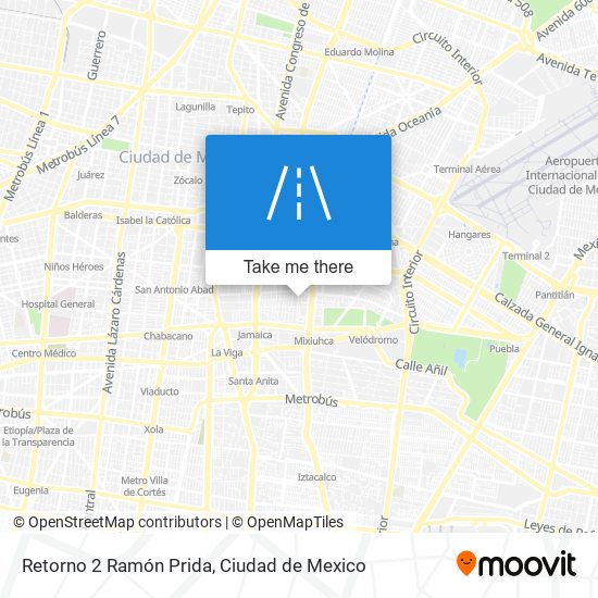 Retorno 2 Ramón Prida map