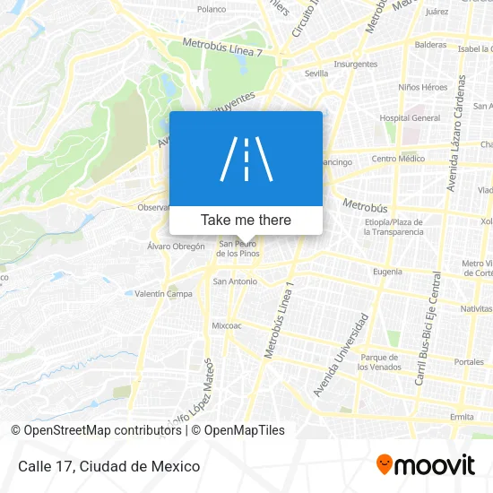 Mapa de Calle 17