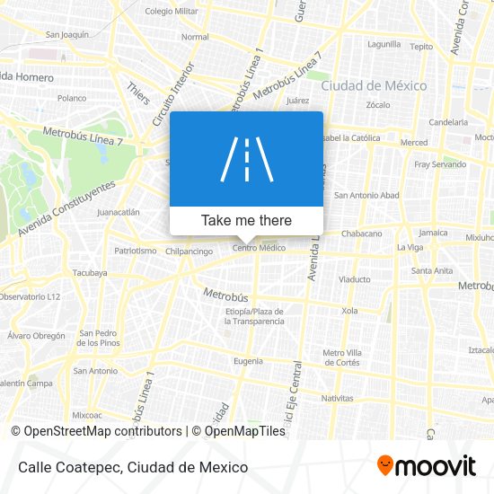 Mapa de Calle Coatepec