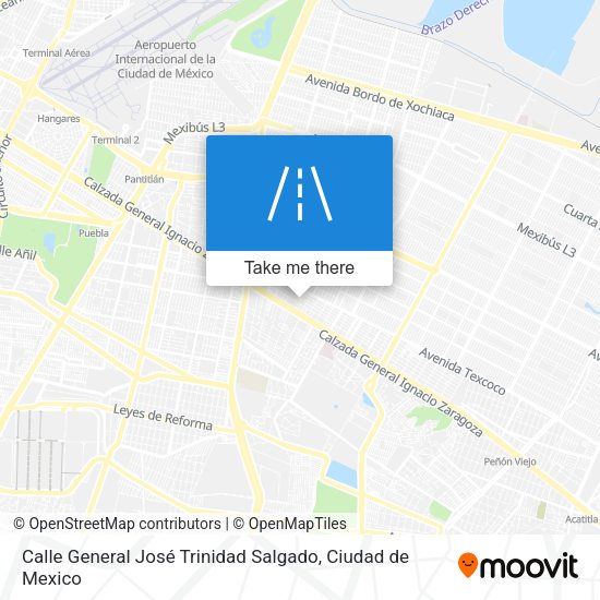 Calle General José Trinidad Salgado map