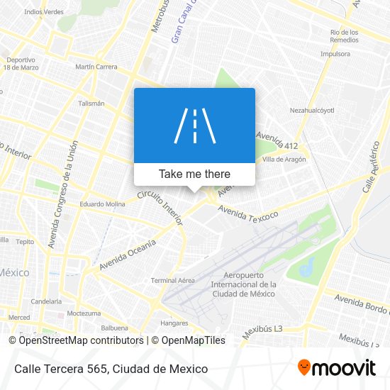 Calle Tercera 565 map