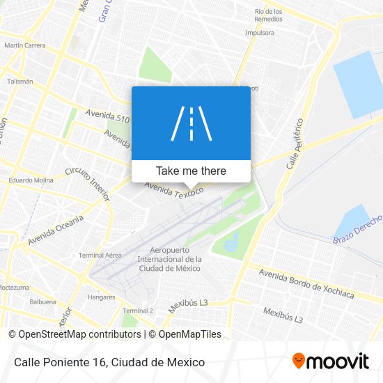 Calle Poniente 16 map
