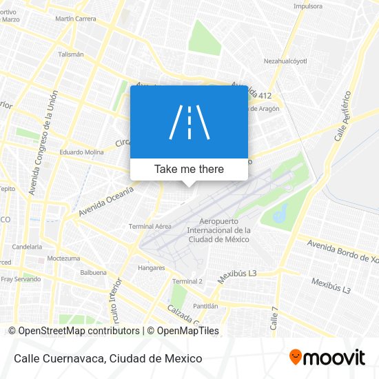 Calle Cuernavaca map