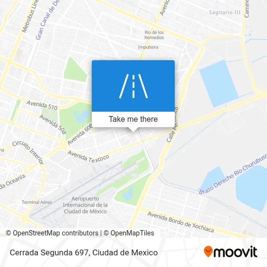 Cerrada Segunda 697 map