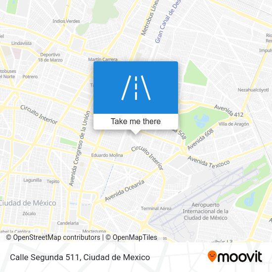 Calle Segunda 511 map