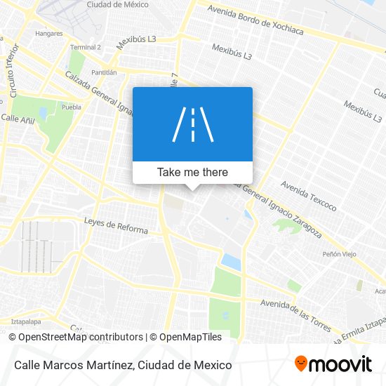 Mapa de Calle Marcos Martínez