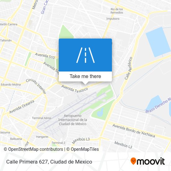 Calle Primera 627 map