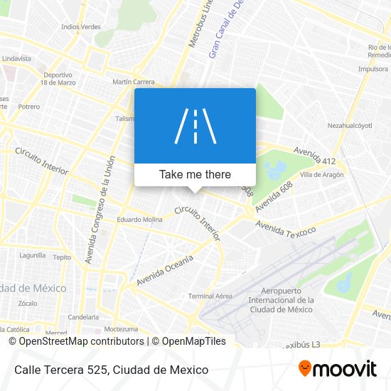 Calle Tercera 525 map