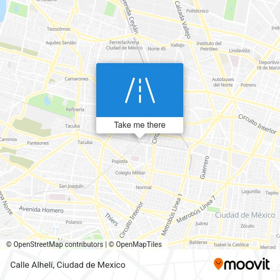 Calle Alhelí map