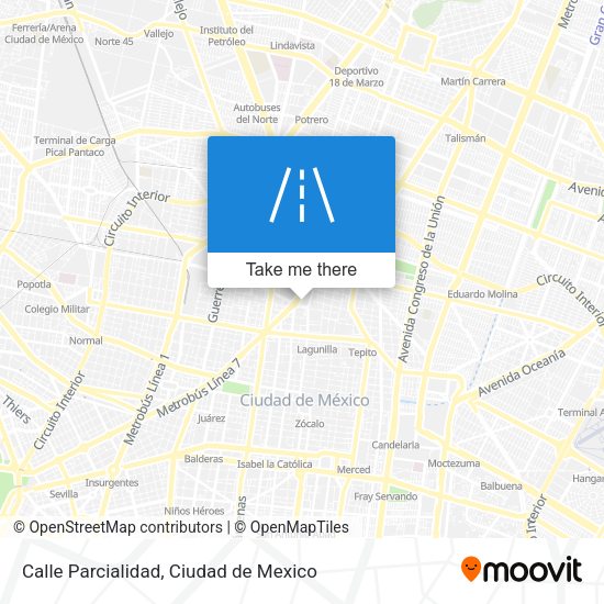 Mapa de Calle Parcialidad