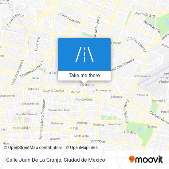 Calle Juan De La Granja map