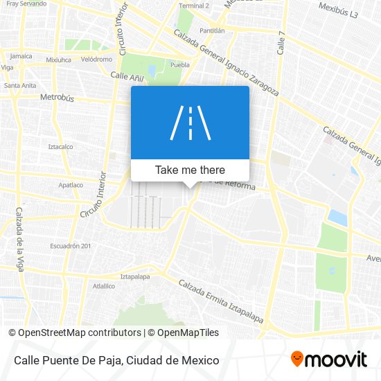 Mapa de Calle Puente De Paja