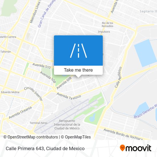 Calle Primera 643 map