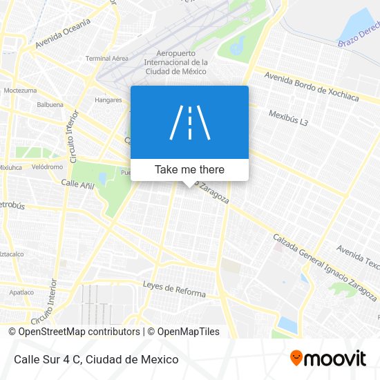 Mapa de Calle Sur 4 C