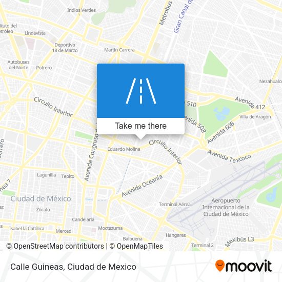 Calle Guineas map
