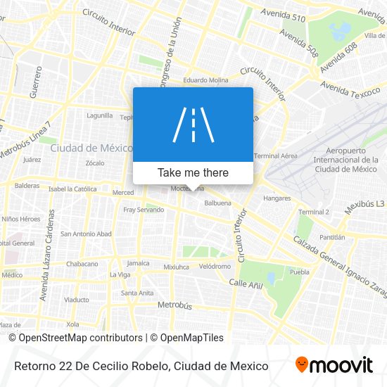 Retorno 22 De Cecilio Robelo map