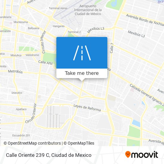 Calle Oriente 239 C map