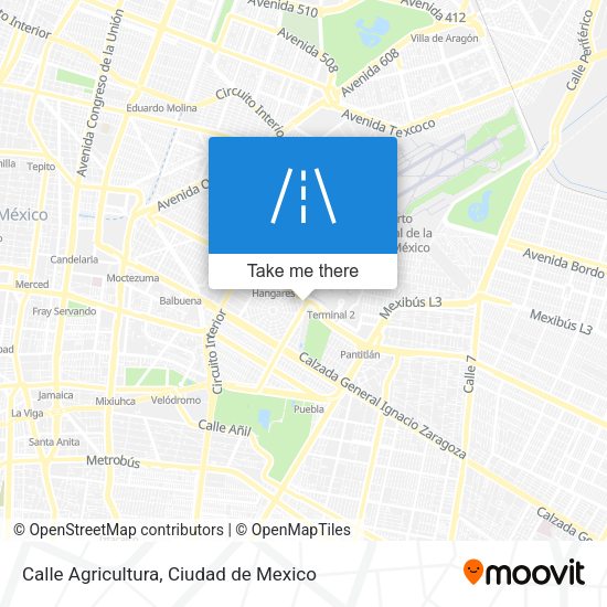 Mapa de Calle Agricultura
