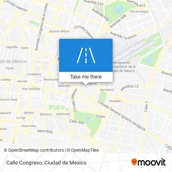 Calle Congreso map