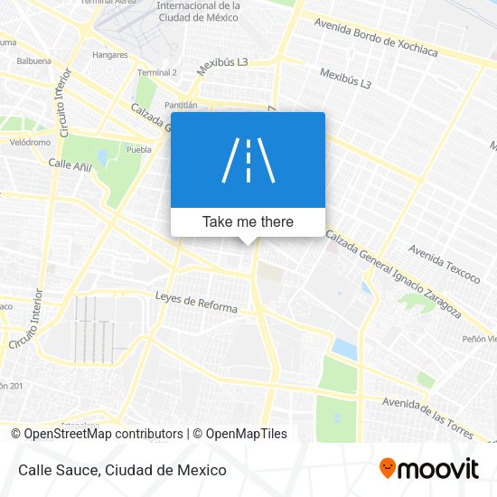 Mapa de Calle Sauce