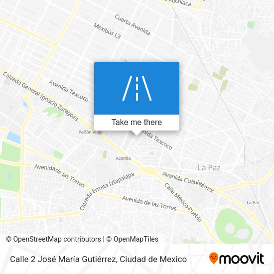 Calle 2 José María Gutiérrez map