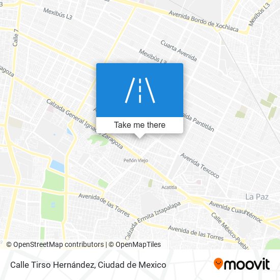 Mapa de Calle Tirso Hernández