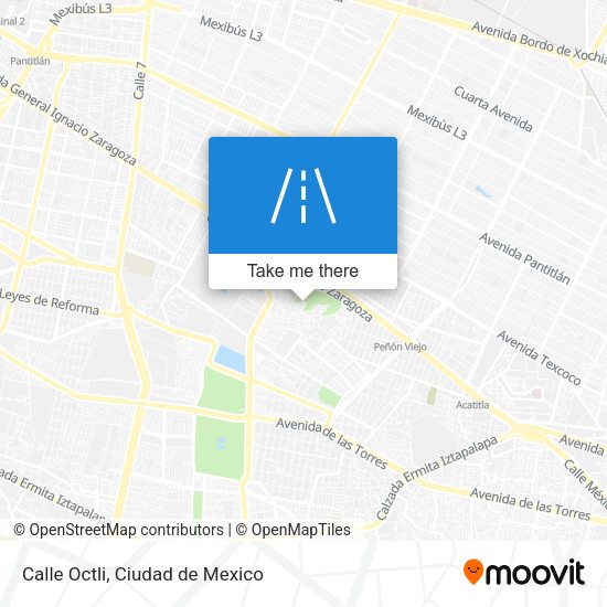 Calle Octli map