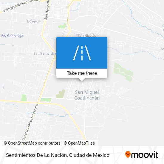 Sentimientos De La Nación map