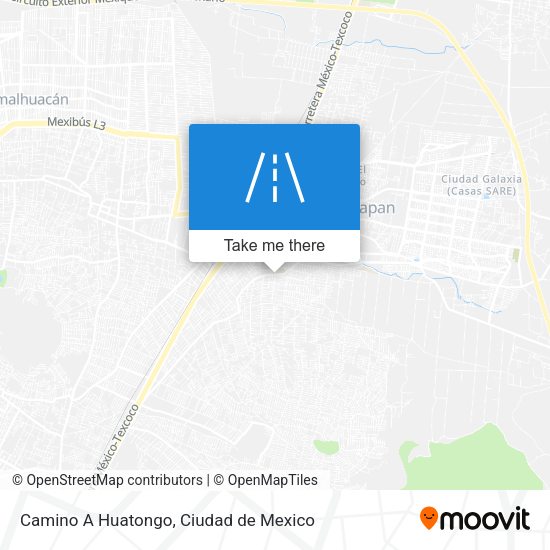 Camino A Huatongo map