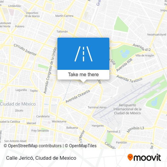 Calle Jericó map
