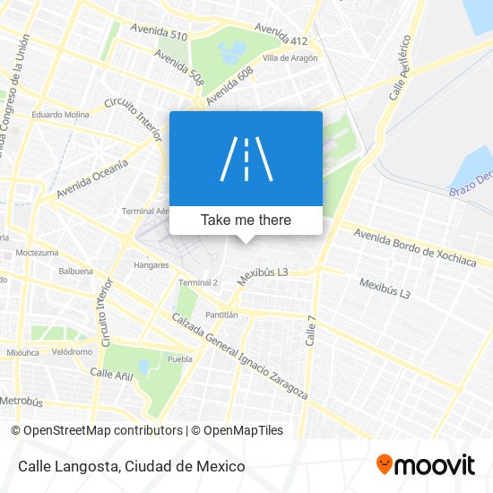 Calle Langosta map