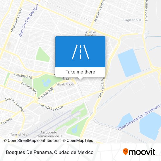 Bosques De Panamá map
