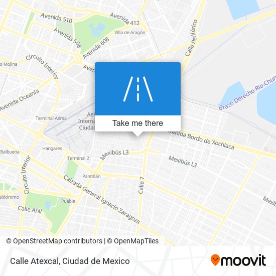 Mapa de Calle Atexcal