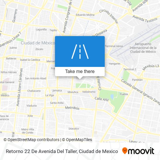 Retorno 22 De Avenida Del Taller map