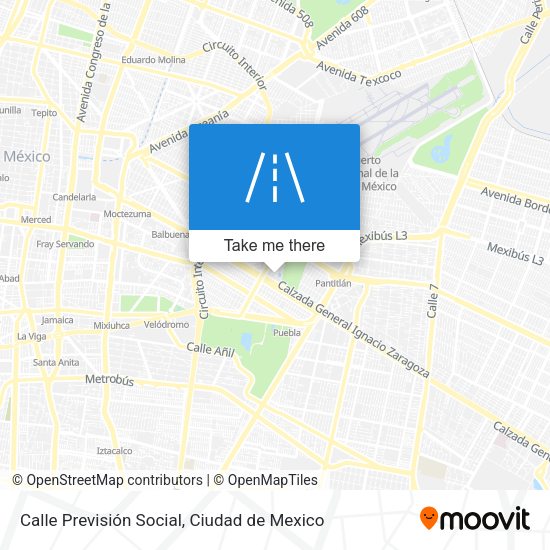 Mapa de Calle Previsión Social