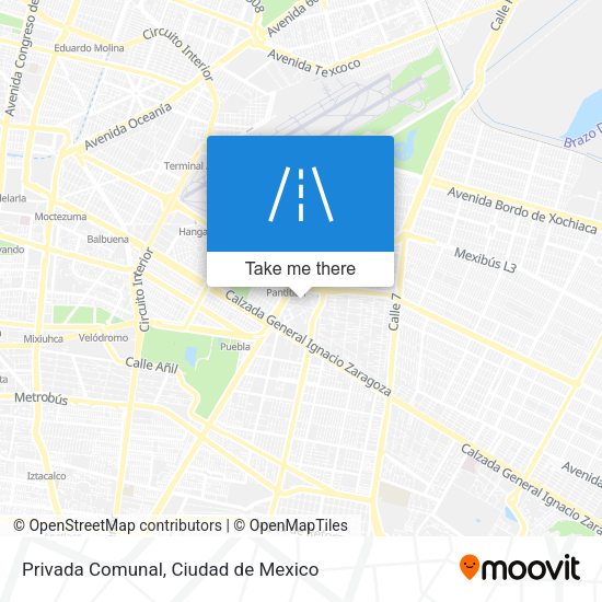 Privada Comunal map
