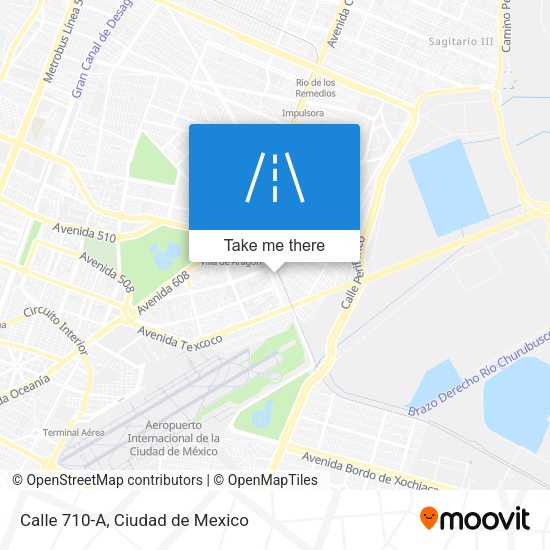 Mapa de Calle 710-A