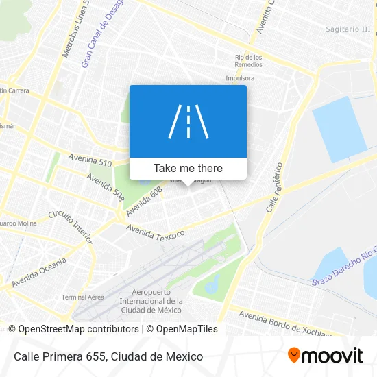 Mapa de Calle Primera 655