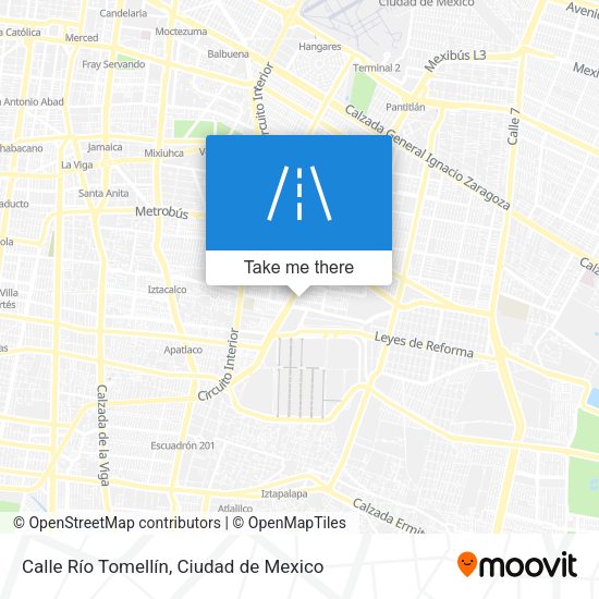 Mapa de Calle Río Tomellín