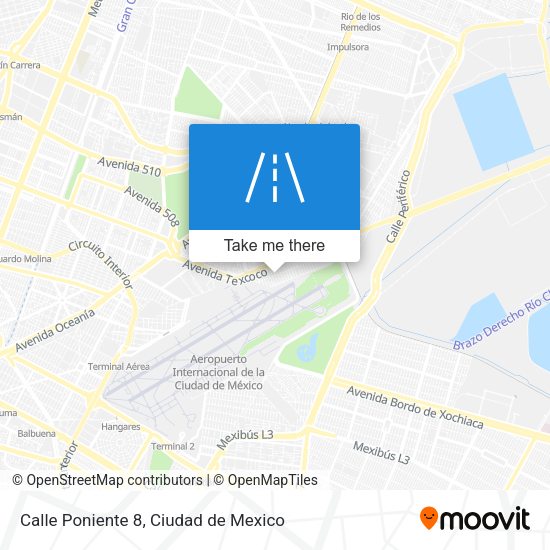 Calle Poniente 8 map