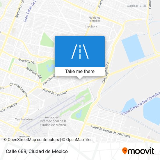 Mapa de Calle 689